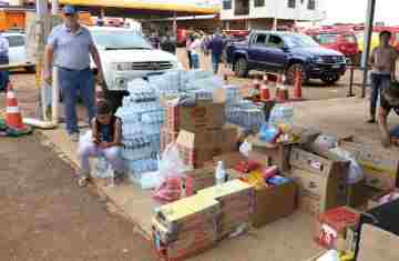  Defesa Civil já entregou 4 toneladas de alimentos em Rio Bonito do Iguaçu; cidade precisa de materiais de construção
